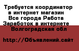 Требуется координатор в интернет-магазин - Все города Работа » Заработок в интернете   . Волгоградская обл.